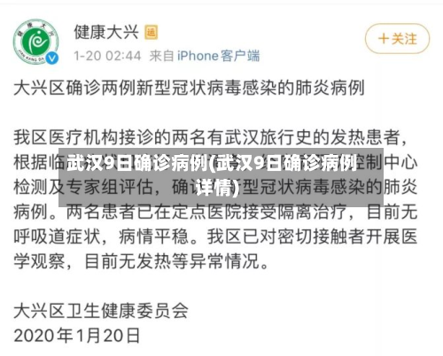 武汉9日确诊病例(武汉9日确诊病例详情)