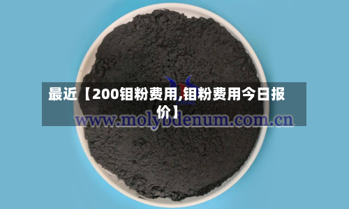 最近【200钼粉费用,钼粉费用今日报价】