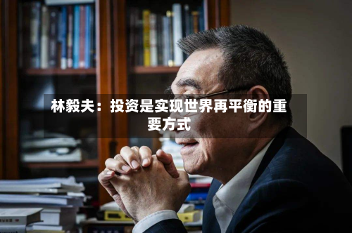 林毅夫:投资是实现世界再平衡的重要方式-第1张图片