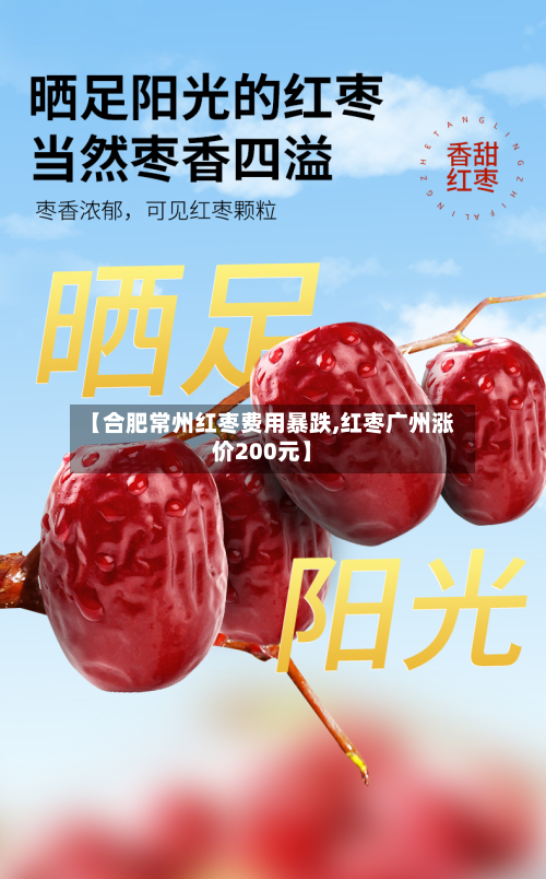 【合肥常州红枣费用暴跌,红枣广州涨价200元】-第1张图片