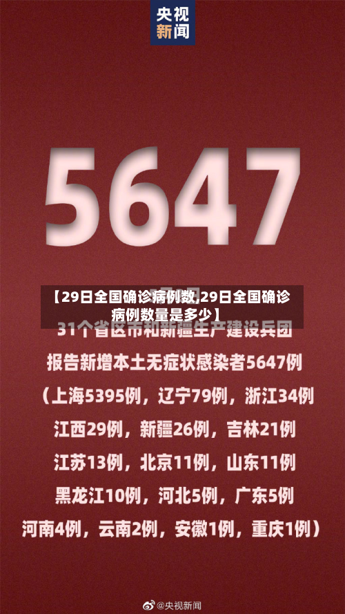 【29日全国确诊病例数,29日全国确诊病例数量是多少】
